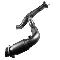 3" SS GREEN Catted Y-Pipe. 2007-2008 GM Truck 4.8L/5.3L/6.0L. Connects to OEM.
