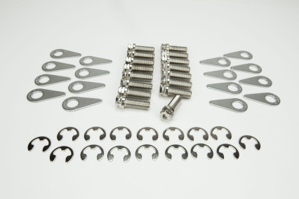 Stage 8 Header Bolt Kit - 16) M8 - 1.25 x 25mm Bolts and Locking Hardware.