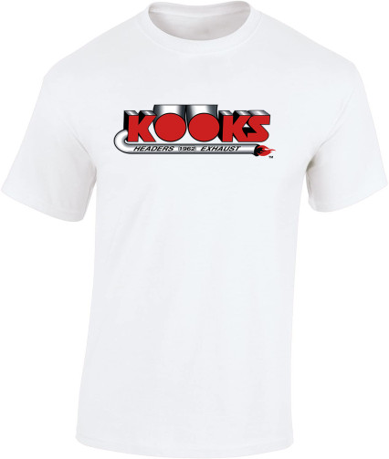 White T-Shirt with Kooks Logo