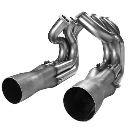 2-1/8" x 2-1/4" x 4" Stainless Steel Headers - Strut Front End Door Car - BBC.