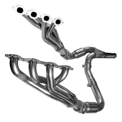 1-3/4" Stainless Headers & Ultra-GREEN Catted Y-Pipe Kit 2019-2023 GM Truck 6.2L